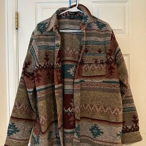 Notice the reckles Women's Multicolor Patterned Jacket